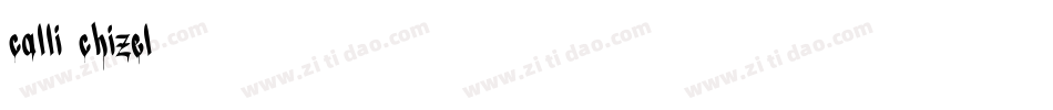 Calli Chizel字体转换
